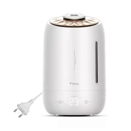 Deerma F600 humidificador Ultrasónica 5 L Perlado, Blanco 25 W