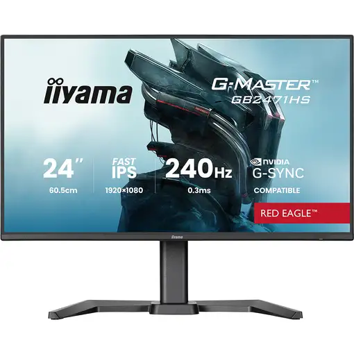 iiyama G-MASTER GB2471HS-B1 pantalla para PC 60,5 cm (23.8") 1920 x 1080 Pixeles F