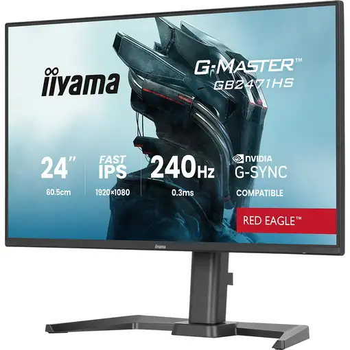 iiyama G-MASTER GB2471HS-B1 pantalla para PC 60,5 cm (23.8") 1920 x 1080 Pixeles F