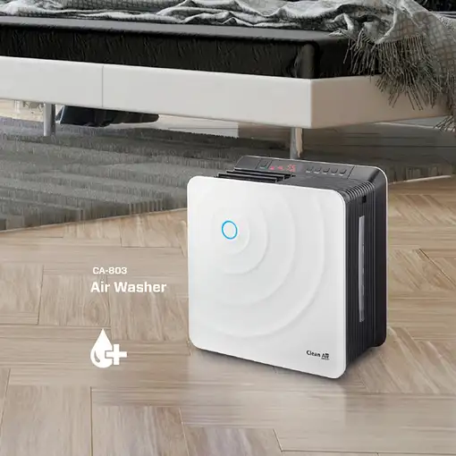 Clean Air Optima Lavador de aire CA-803 2en1: Humidificador y Purificador de aire