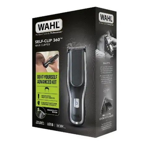 Wahl Self-Clip 360 Negro, Plata Ión de litio