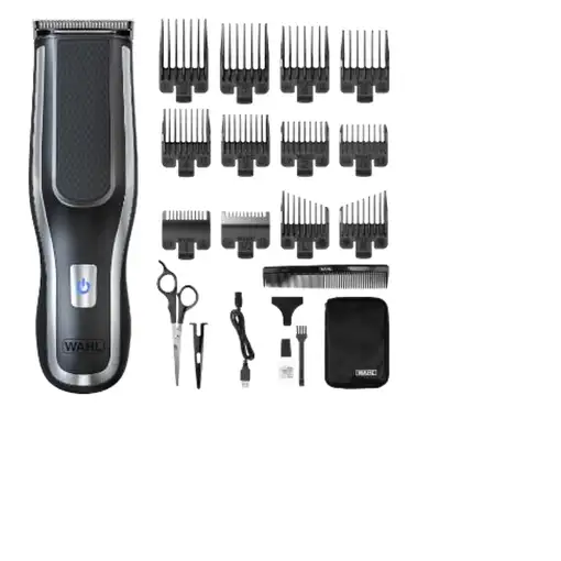 Wahl Self-Clip 360 Negro, Plata Ión de litio
