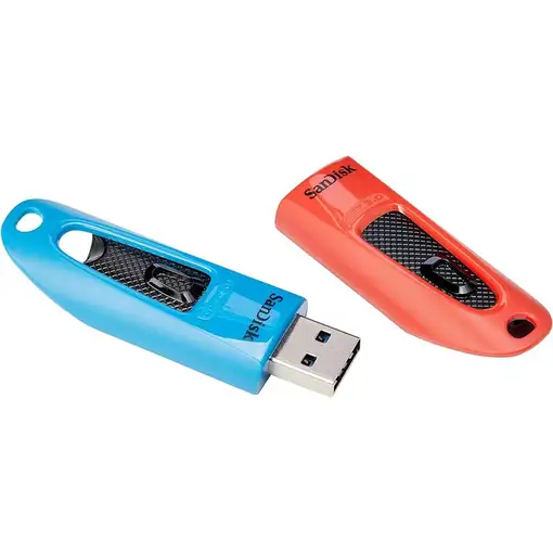 SanDisk Ultra unidad flash USB 64 GB USB tipo A 3.2 Gen 1 (3.1 Gen 1) Azul, Rojo