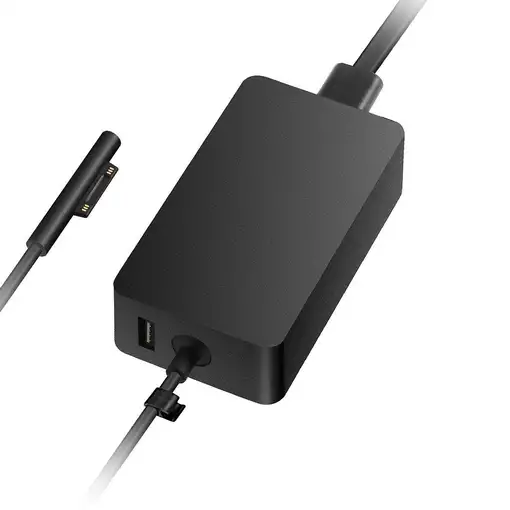 Microsoft LAG-00006 adaptador e inversor de corriente Interior 44 W Negro