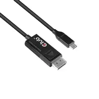 CLUB3D CAC-1557 adaptador de cable de vídeo 1,8 m USB Tipo C DisplayPort Negro
