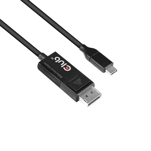 CLUB3D CAC-1557 adaptador de cable de vídeo 1,8 m USB Tipo C DisplayPort Negro