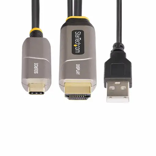 StarTech.com Cable Activo Óptico USB-C a HDMI 2.0 (AOC) de 9,15m - Conversor Adapt