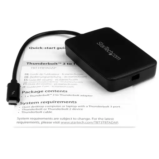 StarTech.com Adaptador Thunderbolt 3 a Thunderbolt 2 de Ordenador Portátil TB3 a D