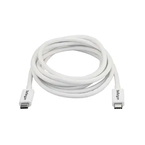 StarTech.com Cable Thunderbolt 3 Pasivo de 2m - 20Gbps - PD 100W - Vídeo 4K - Cabl