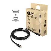 CLUB3D CAC-1561 cable DisplayPort 2 m Mini DisplayPort USB Tipo C Negro