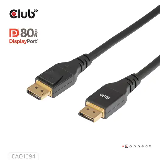 CLUB3D CAC-1094 cable DisplayPort 2 m Negro