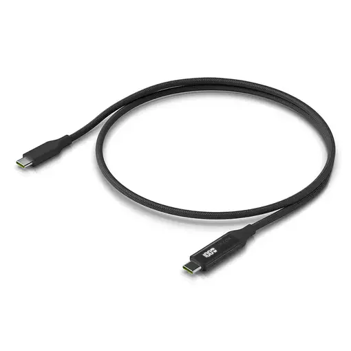 Ubiquiti UACC-Cable-USB-100W-1M-BK cable USB USB C Negro, Gris