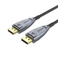 UNITEK C1617GY cable DisplayPort 15 m Negro, Plata