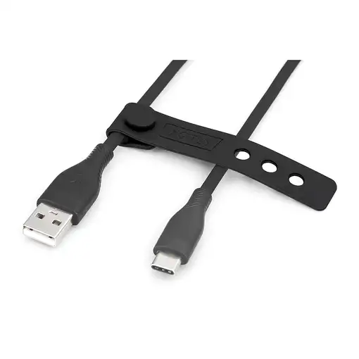 Digitus Cable de conexión USB-C de silicona, 2 m, negro