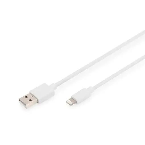 Digitus Cable de datos/carga USB-A - Lightning, certificado MFI, 2 m