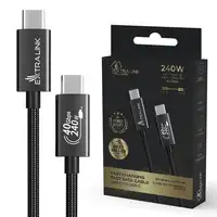 Extralink CABESL05 cable USB USB 2.0 2 m USB C Negro