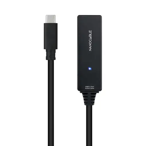 Nanocable 10.01.1311 cable USB USB 3.2 Gen 1 (3.1 Gen 1) 5 m USB C Negro