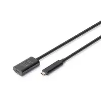 Digitus Cable de extensión USB 3.2 Gen2 10G activo, USB-C - USB-C, 5 m