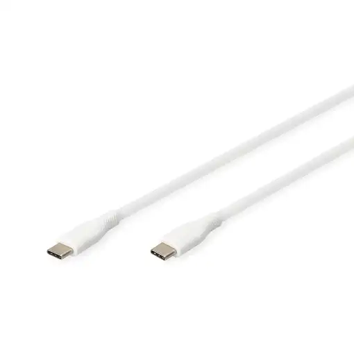 Digitus Cable de conexión USB-C de silicona, 2 m, blanco