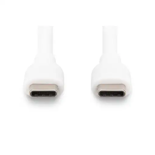 Digitus Cable de conexión USB-C de silicona, 2 m, blanco