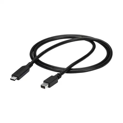 StarTech.com Cable de 1m USB-C a Mini DisplayPort - 4K 60Hz - Negro - Adaptador US