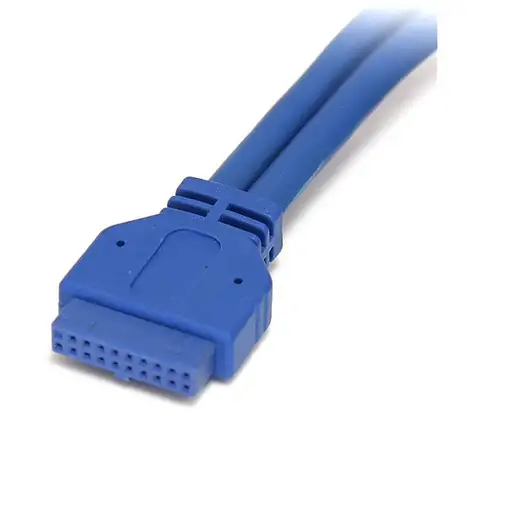 StarTech.com Cable Extensor 50cm 2 Puertos USB 3.0 para Montaje en Panel conexión