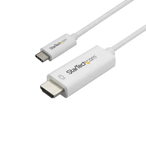 StarTech.com Cable de 1m USB C a HDMI - Cable Adaptador de Vídeo USB Tipo C a HDMI