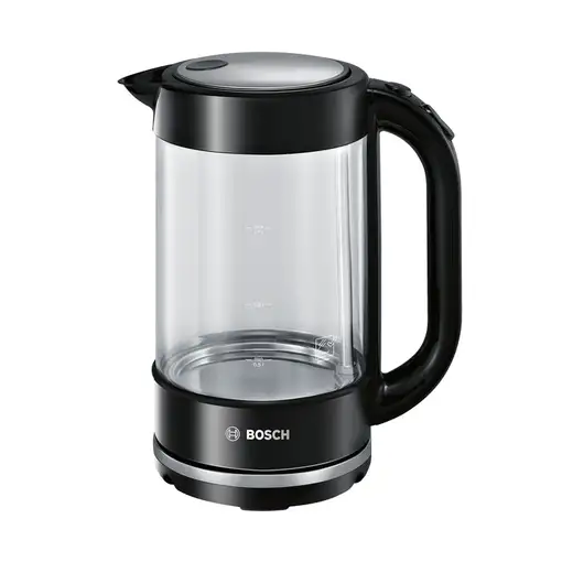 Bosch TWK70B03 tetera eléctrica 1,7 L 2400 W Negro, Transparente