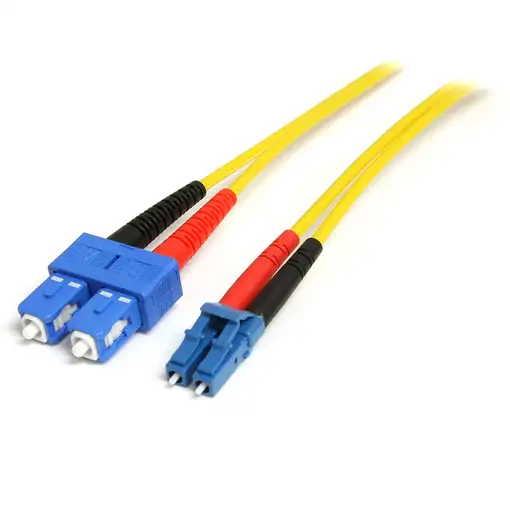 StarTech.com Cable Adaptador de Red de 1m Monomodo Dúplex Fibra Óptica LC-SC