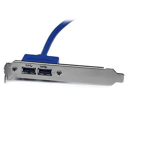 StarTech.com Cabezal Bracket de 2 puertos USB 3.0 SuperSpeed