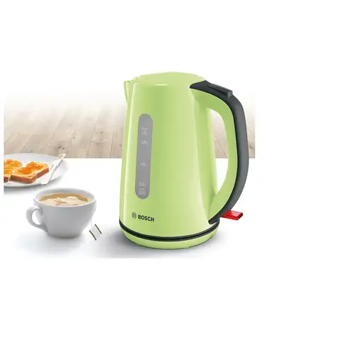 Bosch TWK7506 tetera eléctrica 1,7 L 2200 W Negro, Verde