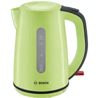 Bosch TWK7506 tetera eléctrica 1,7 L 2200 W Negro, Verde