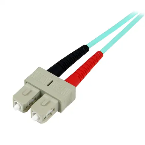 StarTech.com Cable de 2m de Fibra Óptica Multimodo OM3 LC a SC UPC - Full Duplex 5