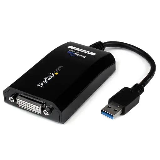 StarTech.com Cable Adaptador USB 3.0 a DVI / VGA - 2048x1152 - Adaptador Gráfico E