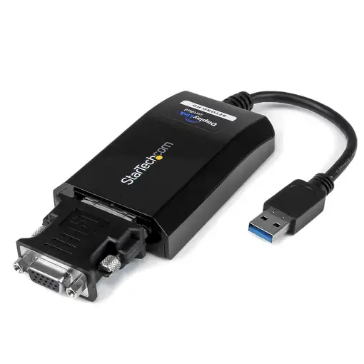StarTech.com Cable Adaptador USB 3.0 a DVI / VGA - 2048x1152 - Adaptador Gráfico E