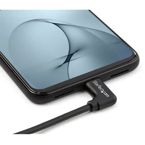 StarTech.com Cable de 1m USB-C a USB-C Acodado a la Derecha - Cable USB Tipo C