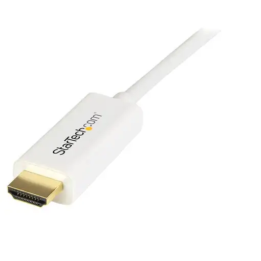 StarTech.com Cable Conversor Mini DisplayPort a HDMI de 2m - Color Blanco - Ultra