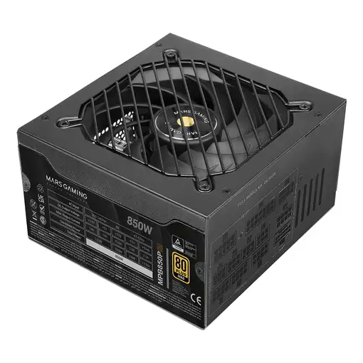 Mars Gaming MPB850PSI unidad de fuente de alimentación 850 W 24-pin ATX ATX Negro