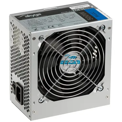 Akyga AK-B1-500E unidad de fuente de alimentación 500 W 20+4 pin ATX ATX Gris Akyga AK-B1-500E unidad de fuente de alimentación 500 W 20+4 pin ATX ATX Gris