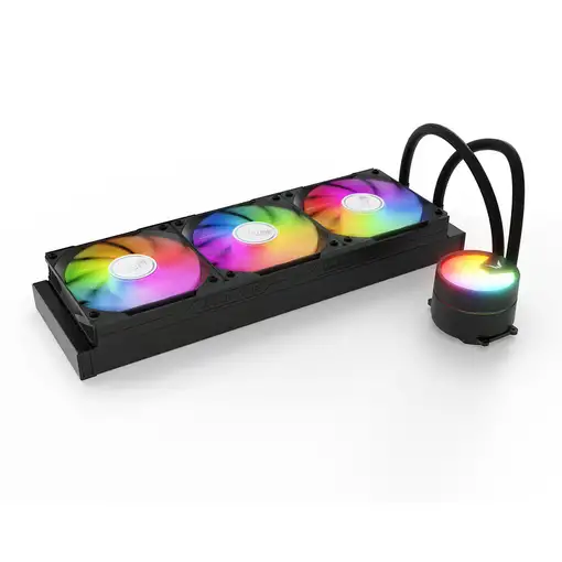 Valkyrie A360 Procesador Sistema de refrigeración líquida todo en uno 36 cm Negro