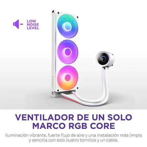 NZXT Kraken Plus 360 RGB Procesador Sistema de refrigeración líquida todo en uno B