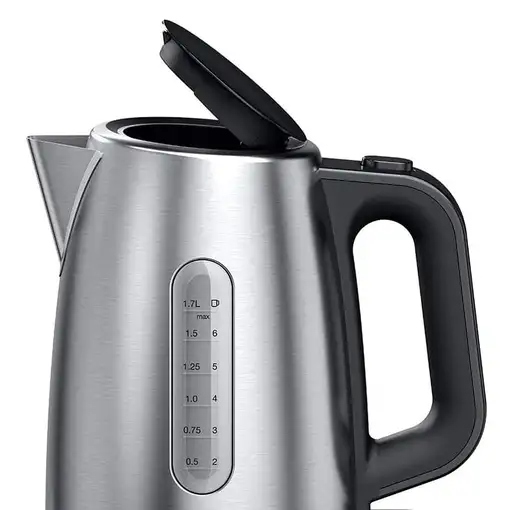 Braun PurShine WK102AI-WK1500BK tetera eléctrica 1,7 L 2200 W Negro, Acero inoxida