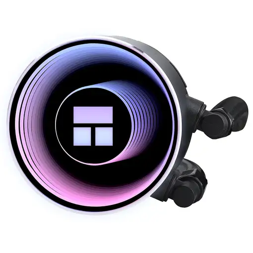 Thermalright Frozen Notte 240 BLACK ARGB Procesador Kit de refrigeración líquida 1