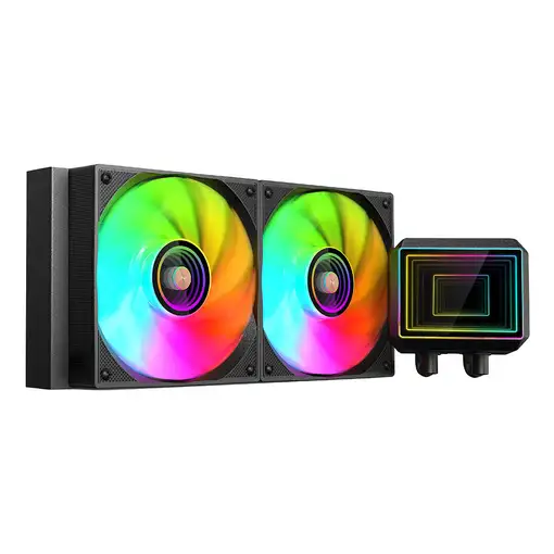 Mars Gaming ML-TWO240 Procesador Kit de refrigeración líquida 12 cm Negro