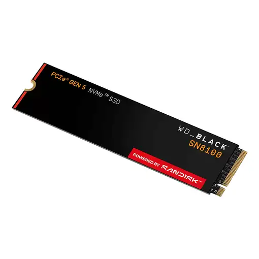 SanDisk WD_BLACK SN8100 NVMe 8 TB M.2 PCI Express 5.0 TLC 3D NAND