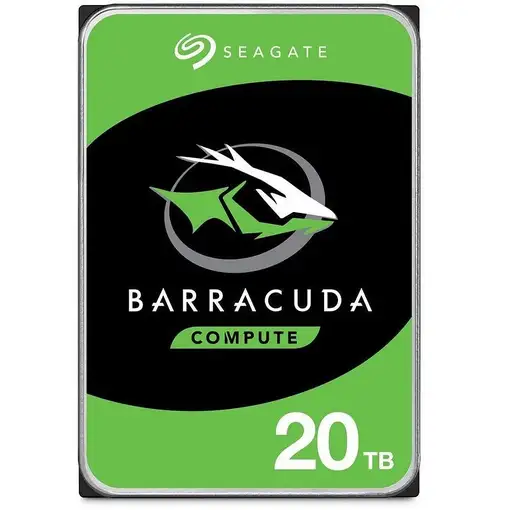 Seagate Barracuda 20TB disco duro interno 7200 RPM 512 MB 3.5" SATA