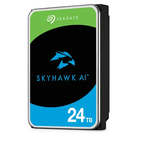 Seagate SkyHawk AI disco duro interno 24 TB 7200 RPM 512 MB 3.5" Serial ATA III