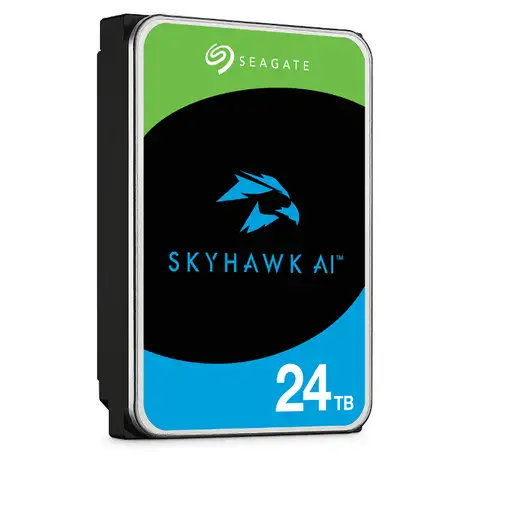 Seagate SkyHawk AI disco duro interno 24 TB 7200 RPM 512 MB 3.5" Serial ATA III