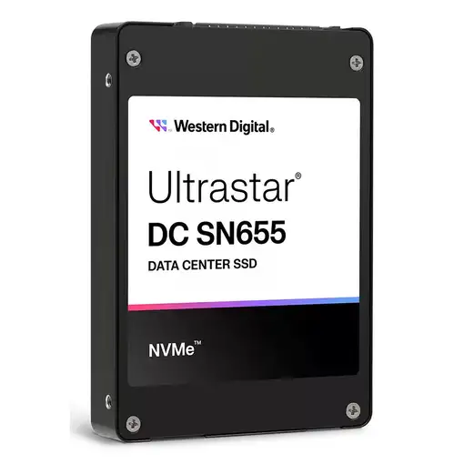 Western Digital Ultrastar DC SN655 15 TB U.3 PCI Express 4.0 NVMe 3D TLC NAND