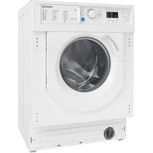 Lavadora carga frontal 7 kg 1151 RPM Blanco 869991620840 INDESIT